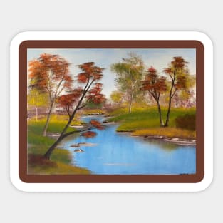 Autumn Creek Sticker